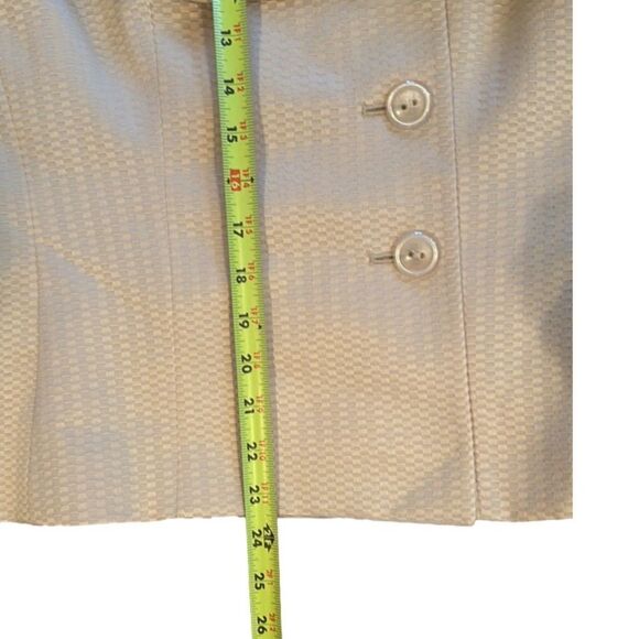 Evan-Picone Blazer Fully Lined Golden Butter 12P - Picture 7 of 9